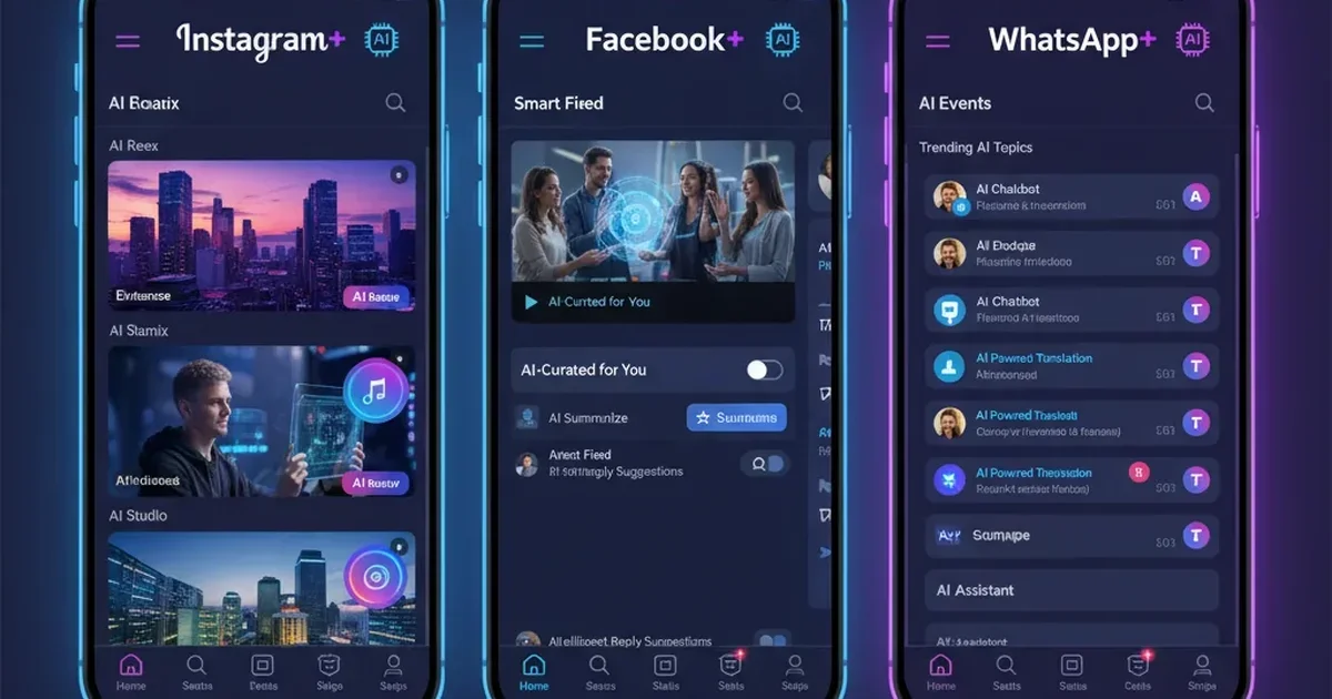 Meta: Λάνσαρε Συνδρομές με AI Δυνατότητες σε Instagram, Facebook και WhatsApp
