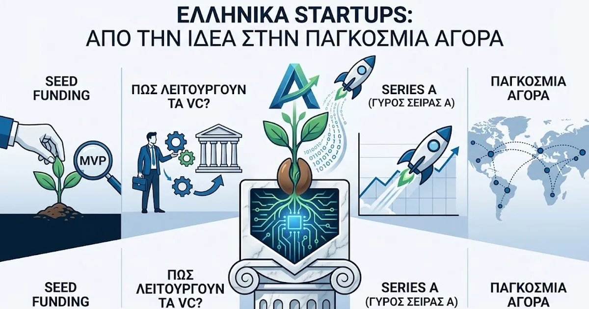Πώς Λειτουργούν τα Startups, τα VCs και τα Στάδια Χρηματοδότησης στην Ελλάδα