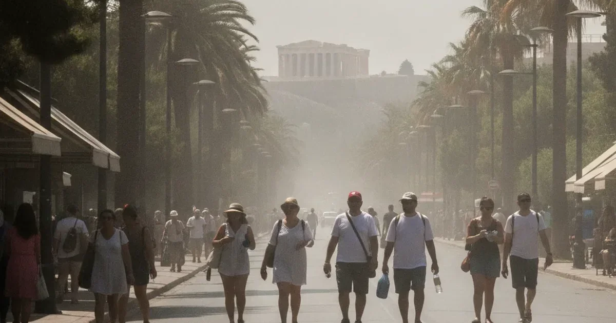 Καύσωνας και αφρικανική σκόνη: Θερμοκρασίες έως 41°C